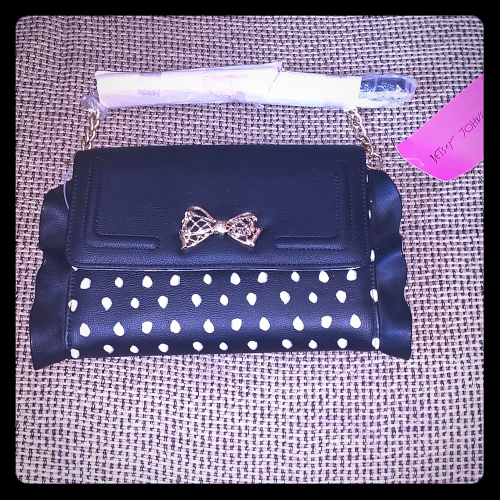 New Betsy Johnson Shoulder Wallet Purse